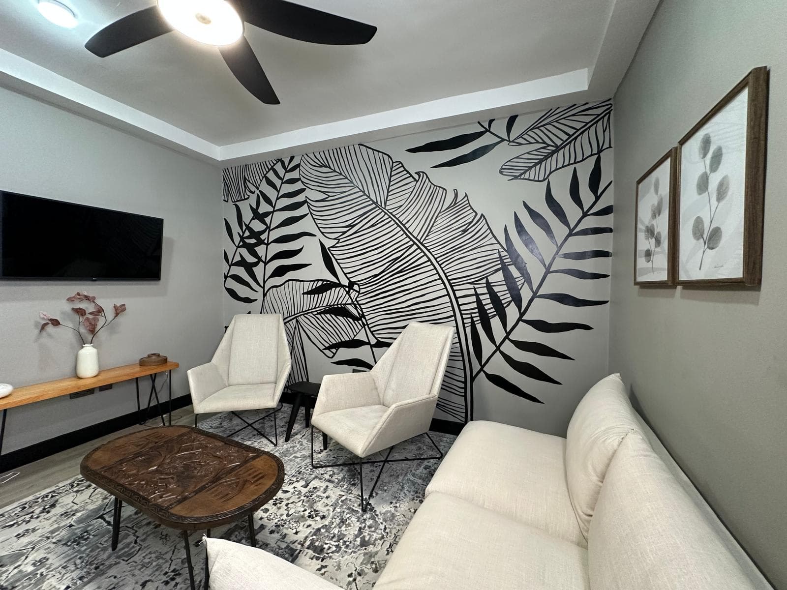 Modern apartment bedroom